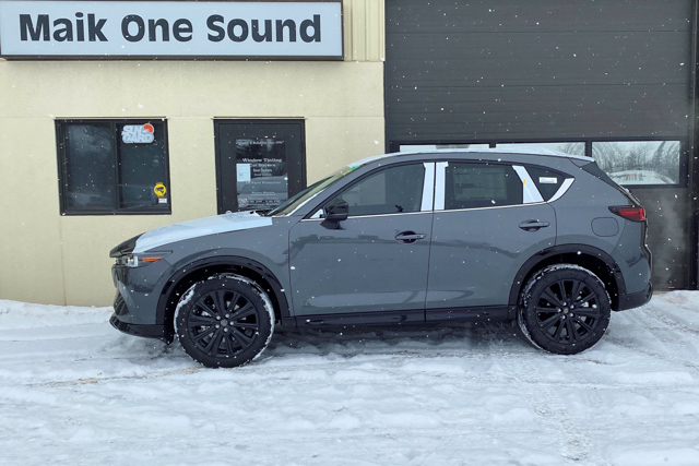 2022 Mazda CX-5 with professional window tint in North Bay